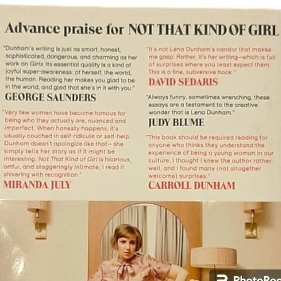 Not  That Kind of Girl by Lena Dunham Hardcover Non-Fiction Book - Picture 5 of 5